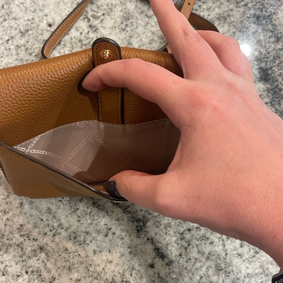 Michael Kors Tan Leather Crossbody Bag - Picture 5 of 8